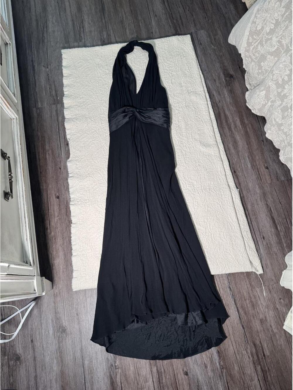 maggy london silk maxi dress